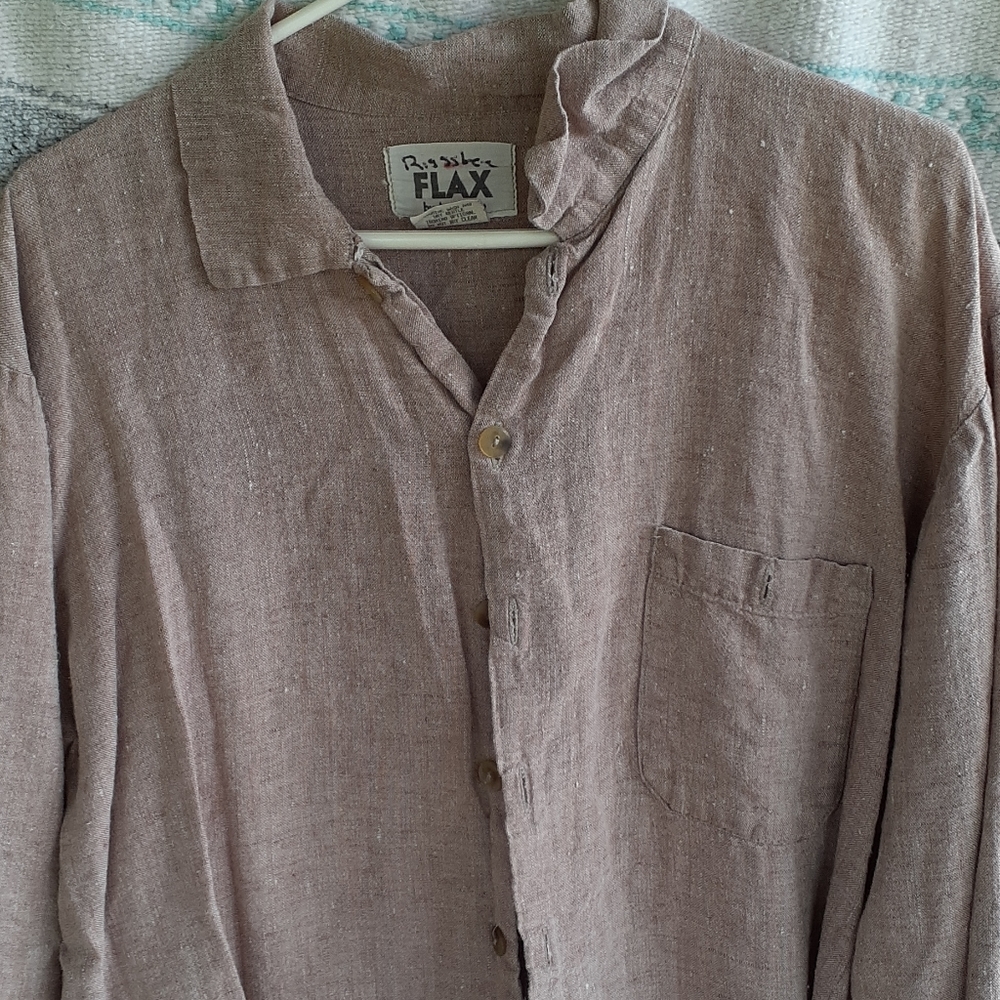 Flax button down blouse
